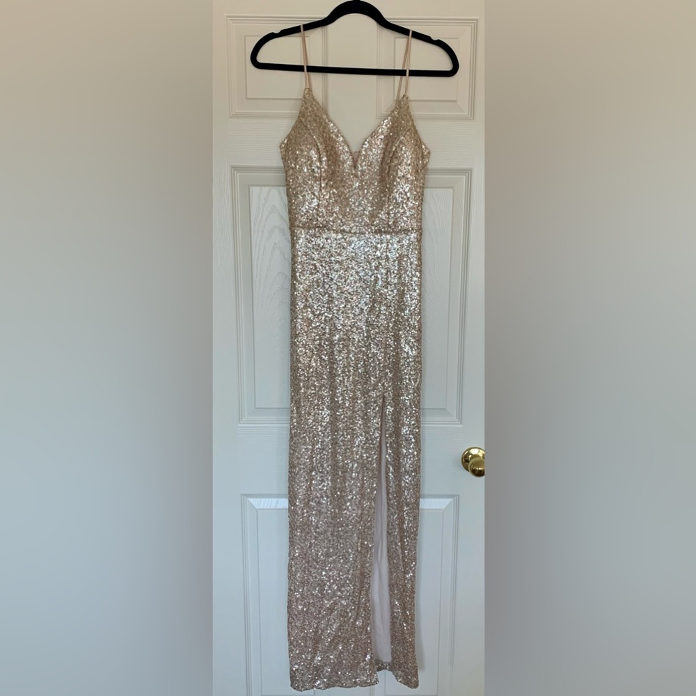 B. Smart Blush Sequin Dress